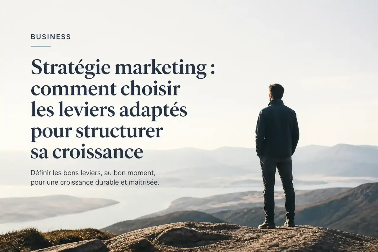 Stratégie marketing : comment choisir les leviers adaptés pour structurer sa croissance