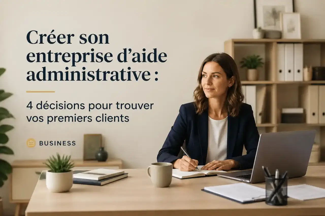 Créer son entreprise d’aide administrative : 4 décisions pour trouver vos premiers clients